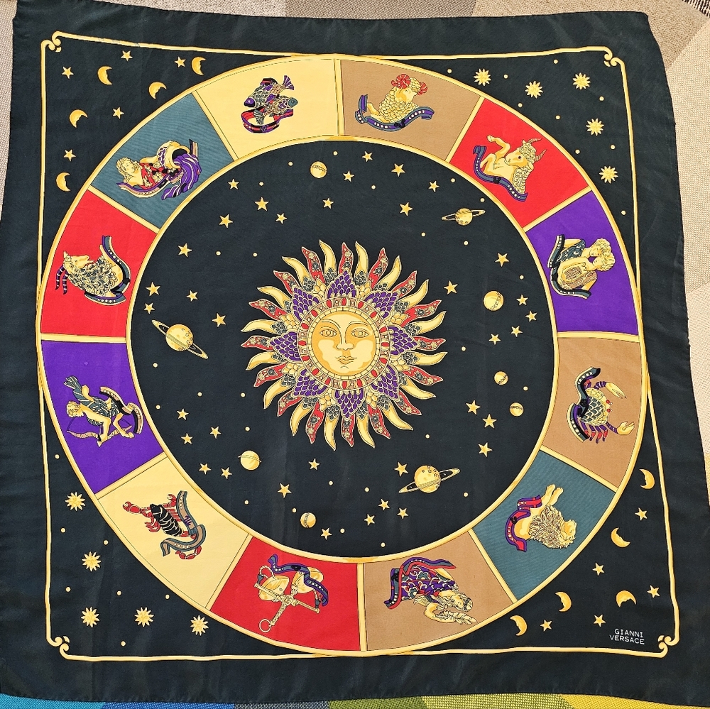 Gianni Versace vintage silk scarf